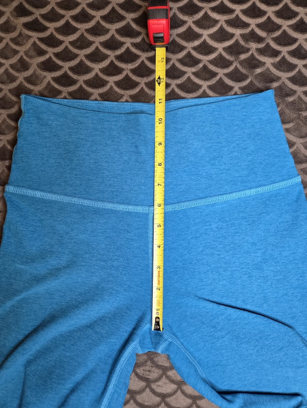 Beyond Yoga Practice Spaced High Waist Pants in Aqua Blue - Size M - Picture 5 of 10